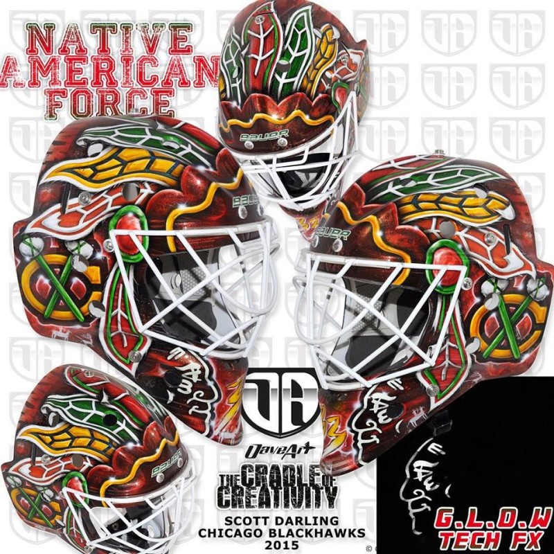 Le nouveau masque de Scott Darling