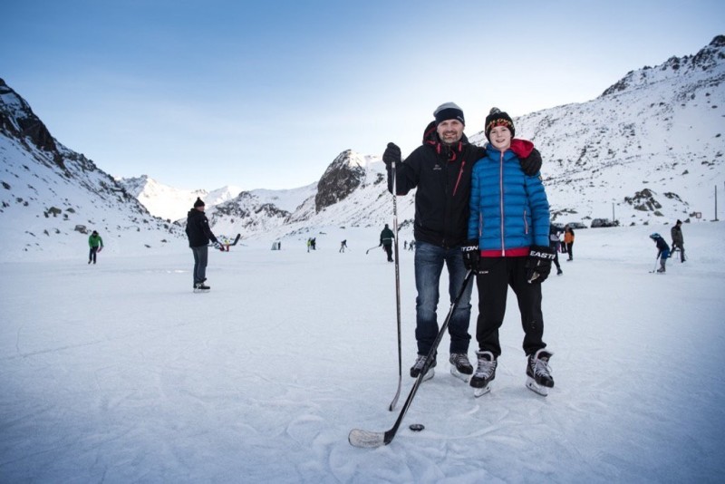 Un moment magique près de Davos