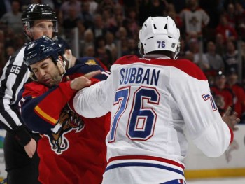 Nombreuses bagarres cette nuit en NHL