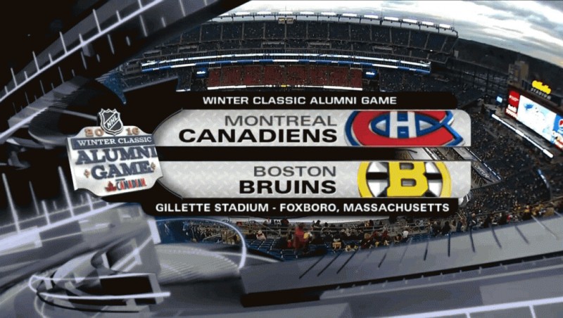 A revoir : match des Anciens de la Winter Classic Montréal vs Boston