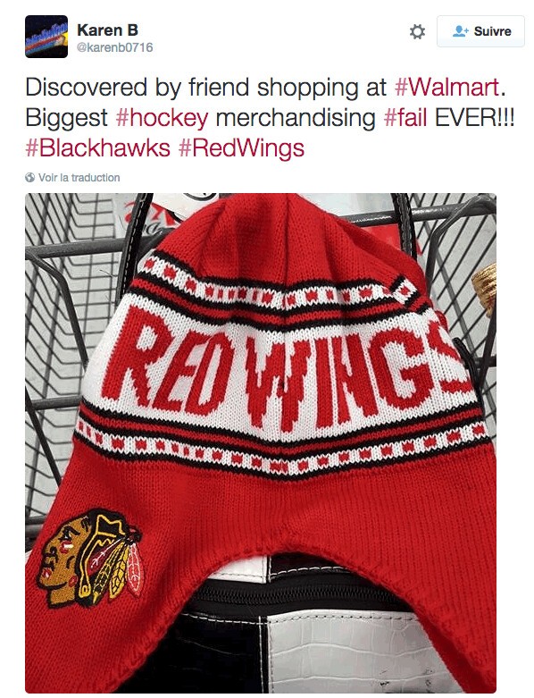 Léger défaut de fabrication