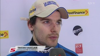 Un match de suspension et une amende contre Tristan Vauclair