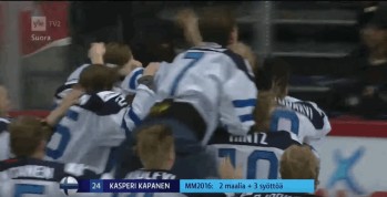 A écouter : le commentateur finlandais sur le but de Kasperi Kapanen