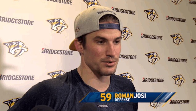 Roman Josi parle de sa nomination au match des étoiles