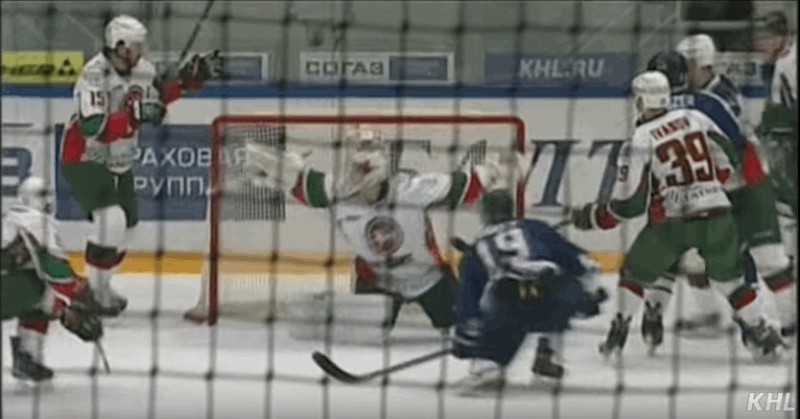 KHL : bel arrêt de Stas Galimov