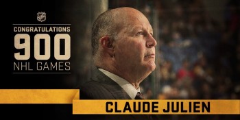 Un 900ème match en NHL pour Claude Julien