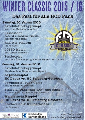 Une Winter Classic entre Davos et Fribourg