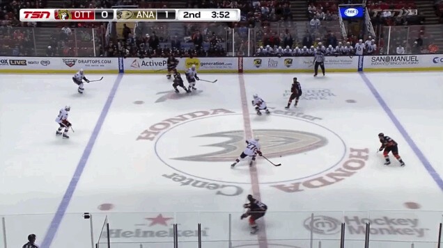 Ryan Getzlaf aime décidément offrir des buts à l'adversaire