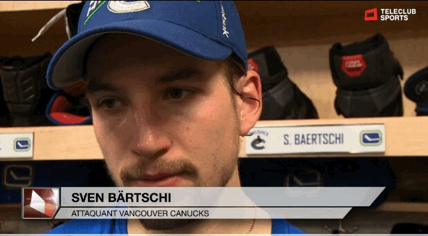 Interview de Sven Bärtschi à Vancouver