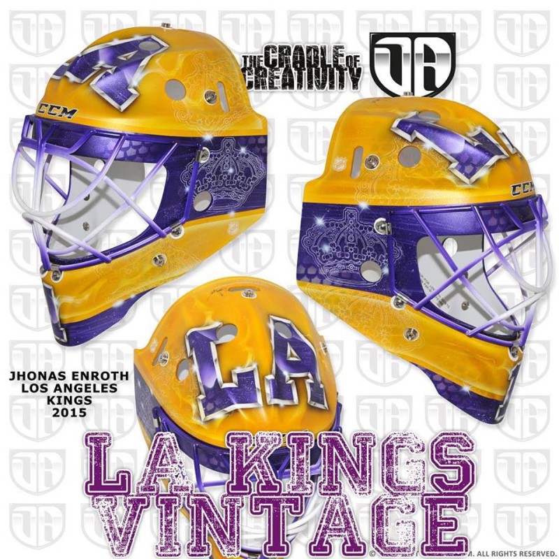Le nouveau masque vintage de Jhonas Enroth