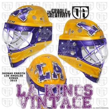Le nouveau masque vintage de Jhonas Enroth