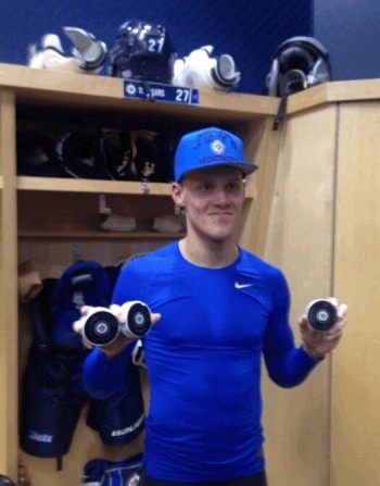 Un premier hattrick en NHL pour Nikolaj Ehlers