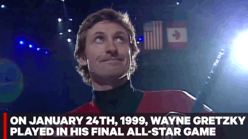 Rétro : dernier match des étoiles de Wayne Gretzky
