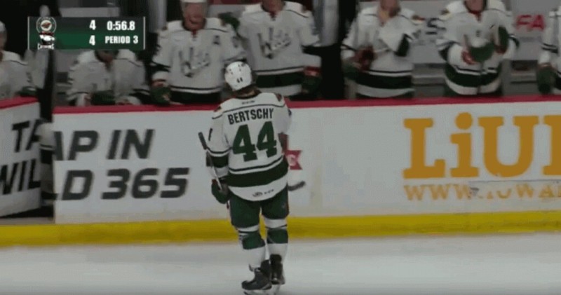Vidéo du hattrick de Christoph Bertschy