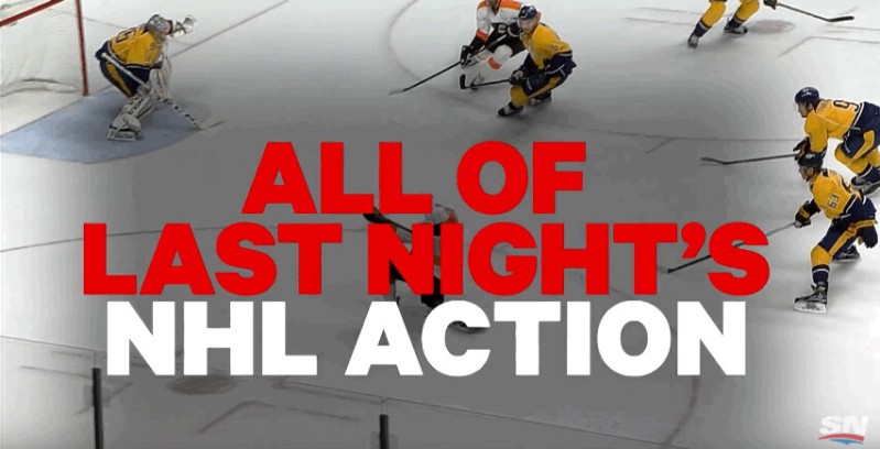 NHL : résumé des matchs de la nuit en une vidéo