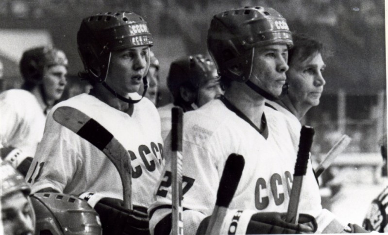 Rétro : Igor Larionov, Vyacheslav Bykov et Viktor Tikhonov en 1983