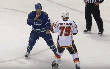 A voir : combat de Luca Sbisa contre Michael Ferland
