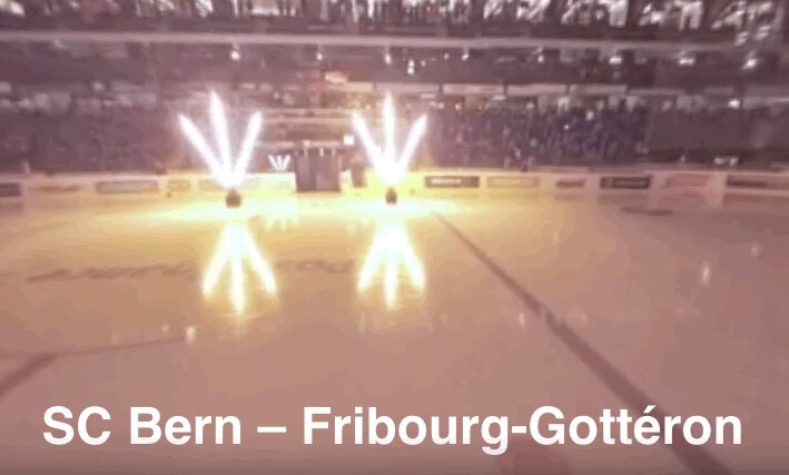 Jolie vidéo à 360° de la Postfinance Arena lors du match face à Fribourg