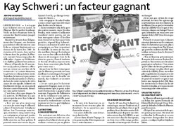 Kay Schweri : un facteur gagnant pour le Phoenix de Sherbrooke