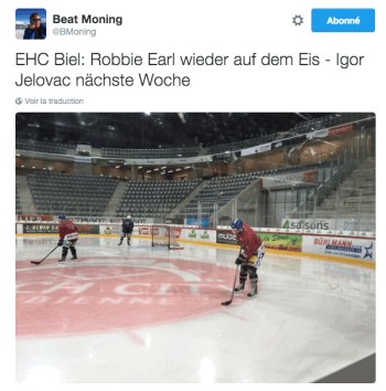 Robbie Earl de retour à l'entraînement, Jelovac dans quelques jours