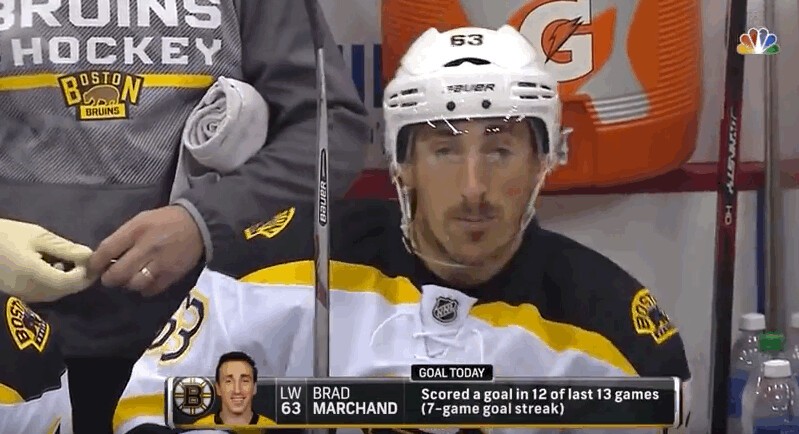 A voir : Brad Marchand marque après 8 secondes, nouveau record dans l'histoire des Bruins