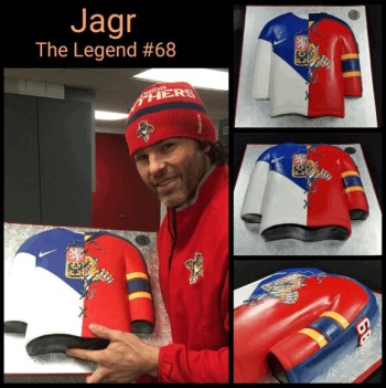 Deux appétissants gâteaux anniversaires pour Jaromir Jagr