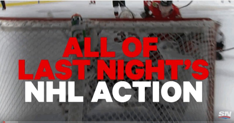 Résumé vidéo des matchs de la nuit en NHL