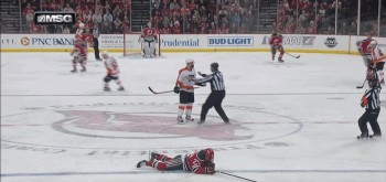 Encore un geste vicieux de Radko Gudas