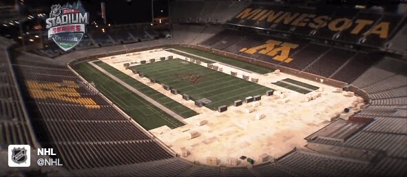 Les NHL Stadium Series prennent forme