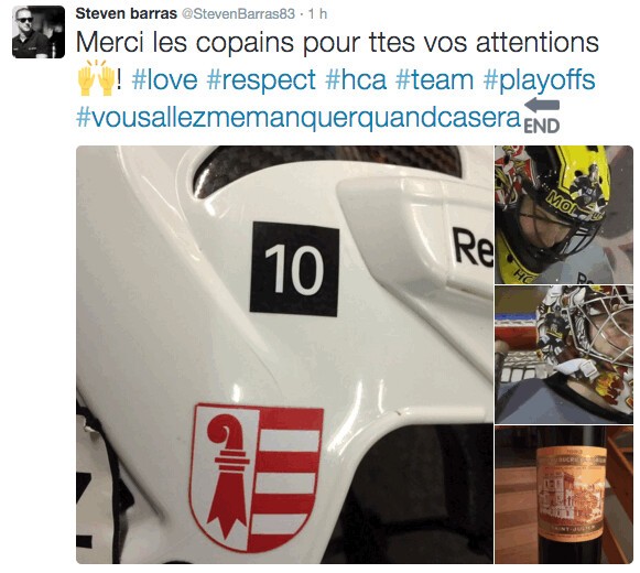 Bel hommage à la carrière de Steven Barras