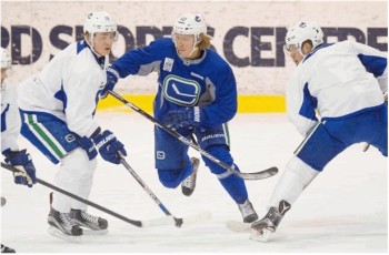 Les retrouvailles de Markus Granlund et Sven Baertschi