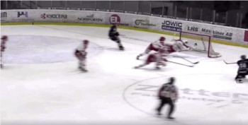 Un bien bel arrêt en seconde ligue suédoise