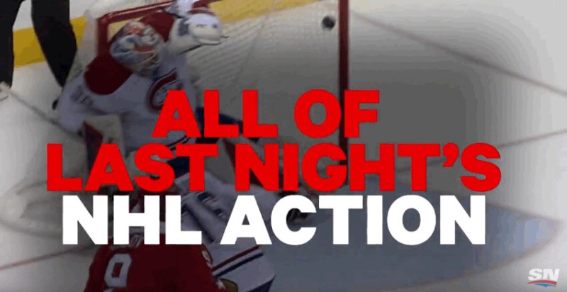 Résumé vidéo des matchs de la nuit en NHL