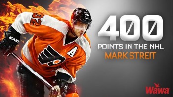 Mark Streit atteint la marque des 400 points en NHL