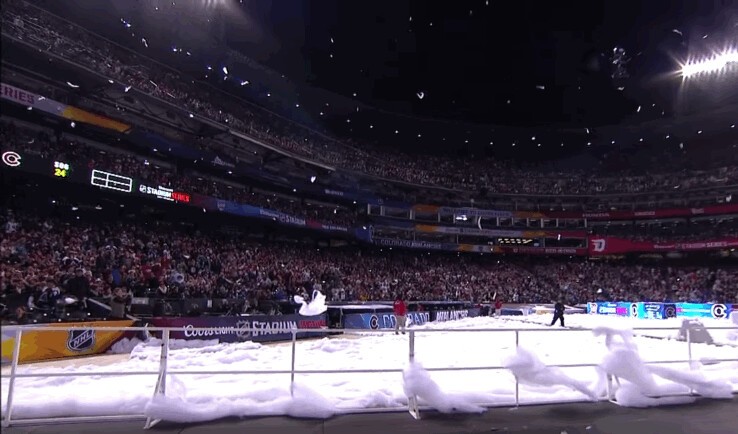 Une neige vraiment artificielle pour la Stadium Serie