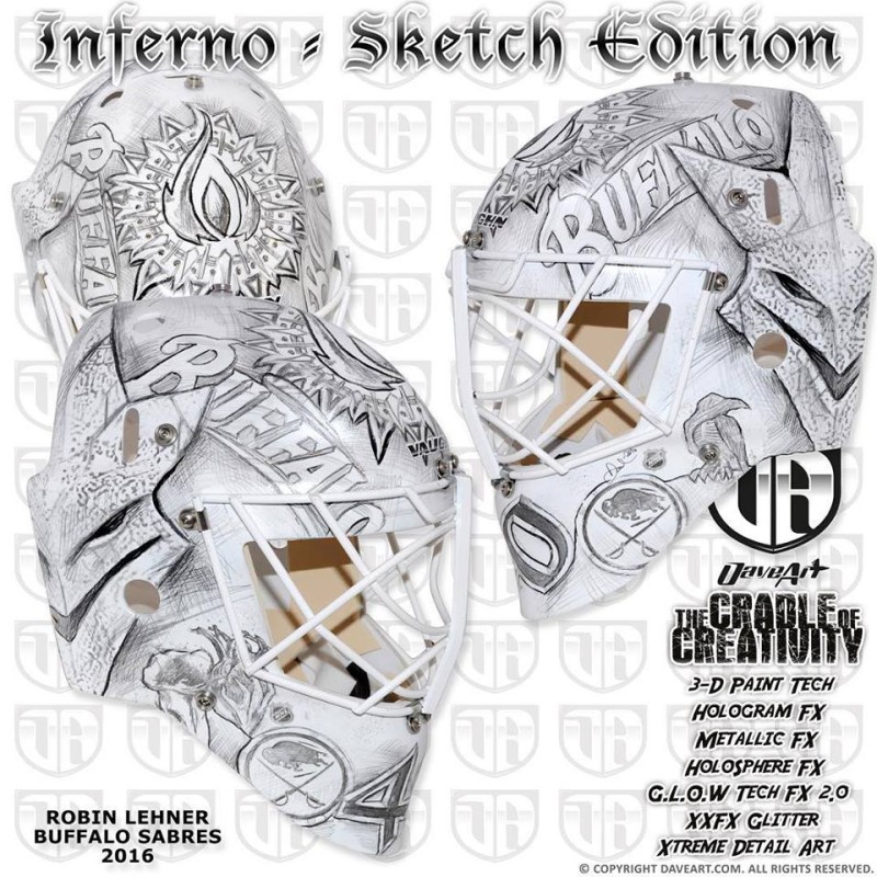 Le nouveau masque de Robin Lehner