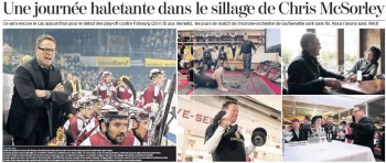 Une journée haletante dans le sillage de Chris McSorley