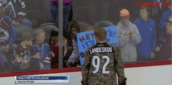 Un souvenir qui fait mal pour une jeune fan de l'Avalanche