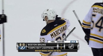 Brad Marchand clos les débats après 10 secondes en prolongation