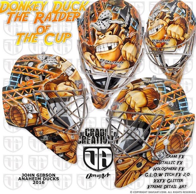 Le nouveau masque de John Gibson
