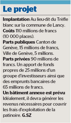 GE Servette peine à trouver le financement pour sa nouvelle patinoire