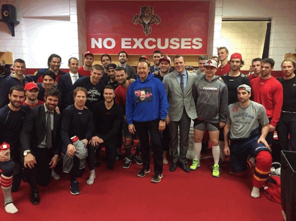 Kevin Spacey en guest star des Panthers de Floride