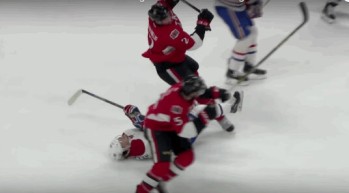 Sven Andrighetto blessé au haut du corps