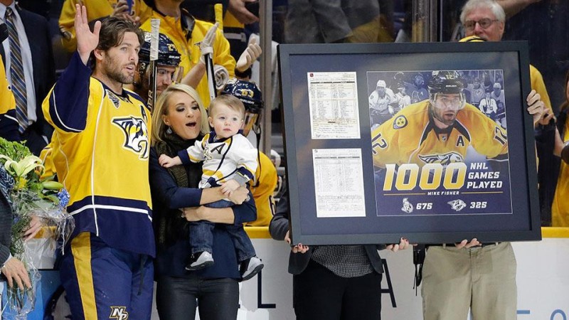 Un 1'000ème match célébré en famille pour Mike Fisher