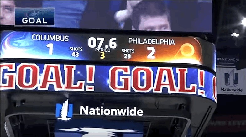 Les Flyers encaissent deux buts dans la dernière minute