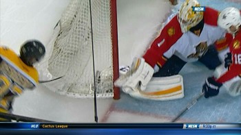 Les Bruins privés d'un but sans doute valable