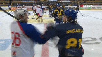 A revoir : la bagarre entre Timo Helbling et Alex Picard lors de... l'échauffement
