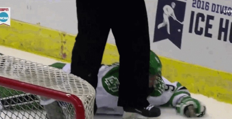 Une célébration quelque peu amputée par un arbitre