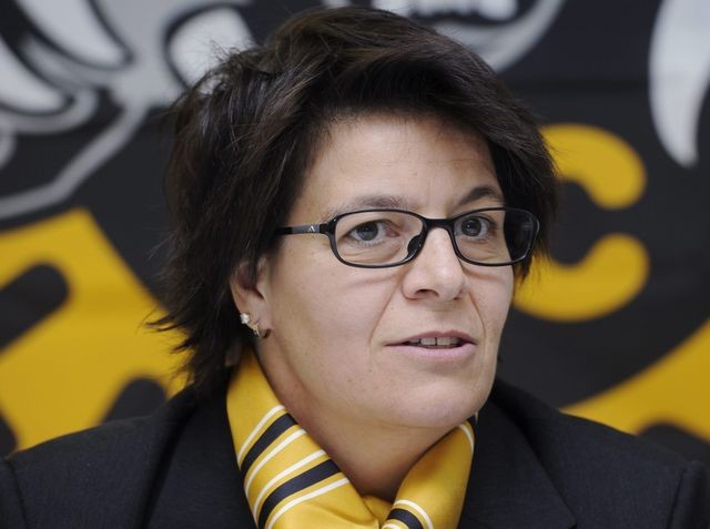 Portrait de Vicky Mantegazza, présidente du HC Lugano