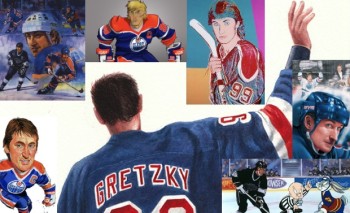 De belles illustrations de Wayne Gretzky